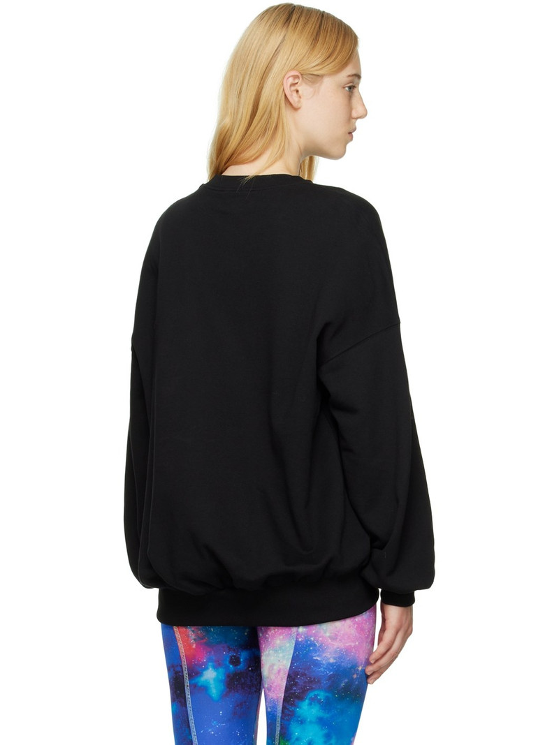 Black Embroidered Sweatshirt 3