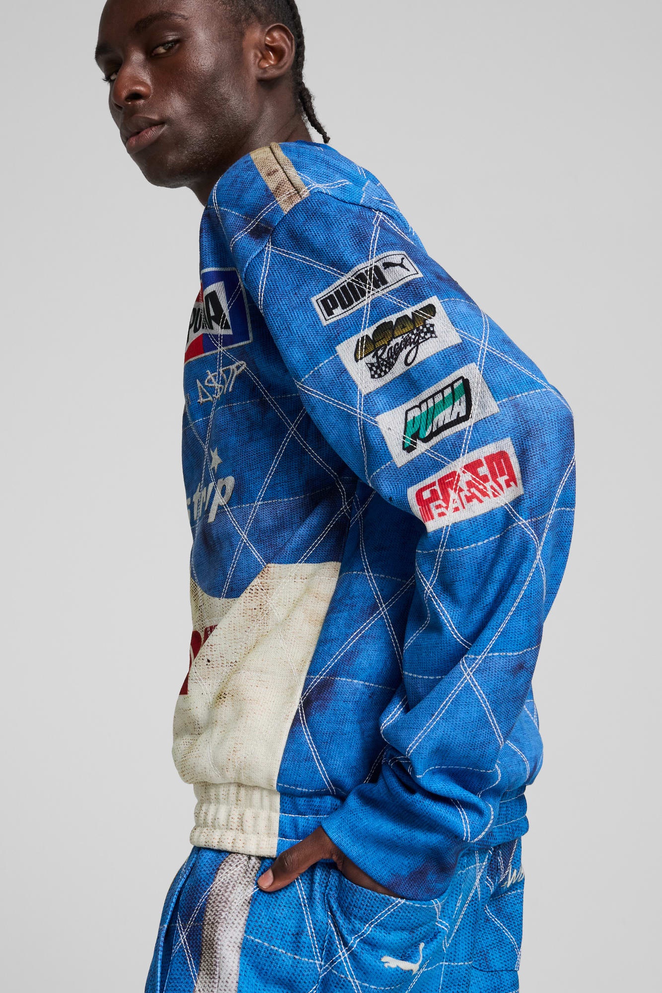 A$AP ROCKY x PUMA Quilted Sweatshirt - 4