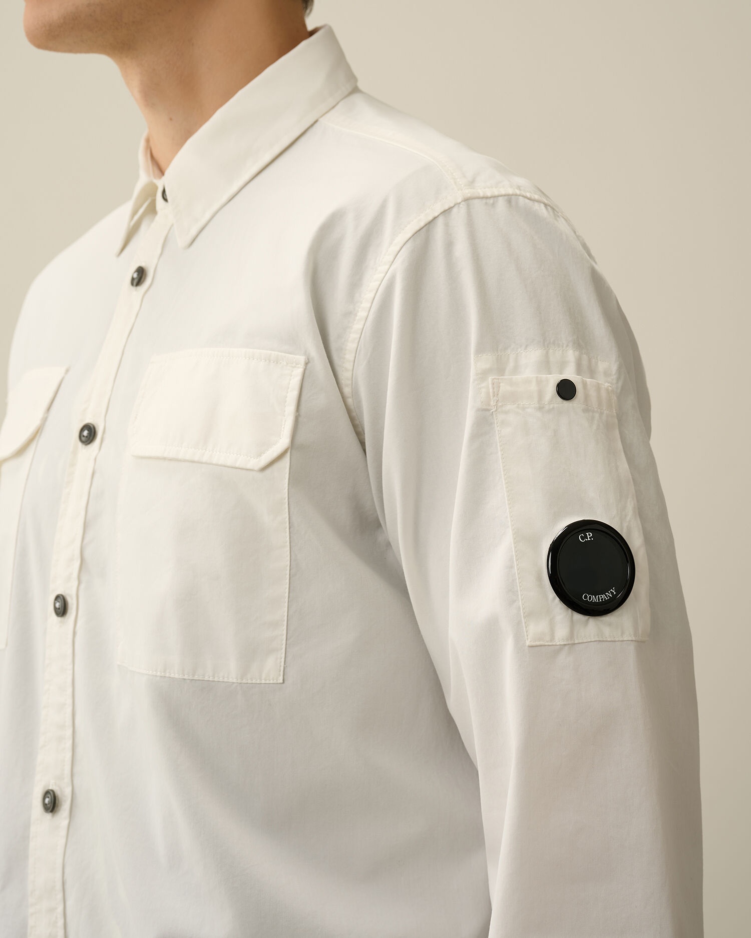 Gabardine Pockets Shirt - 4