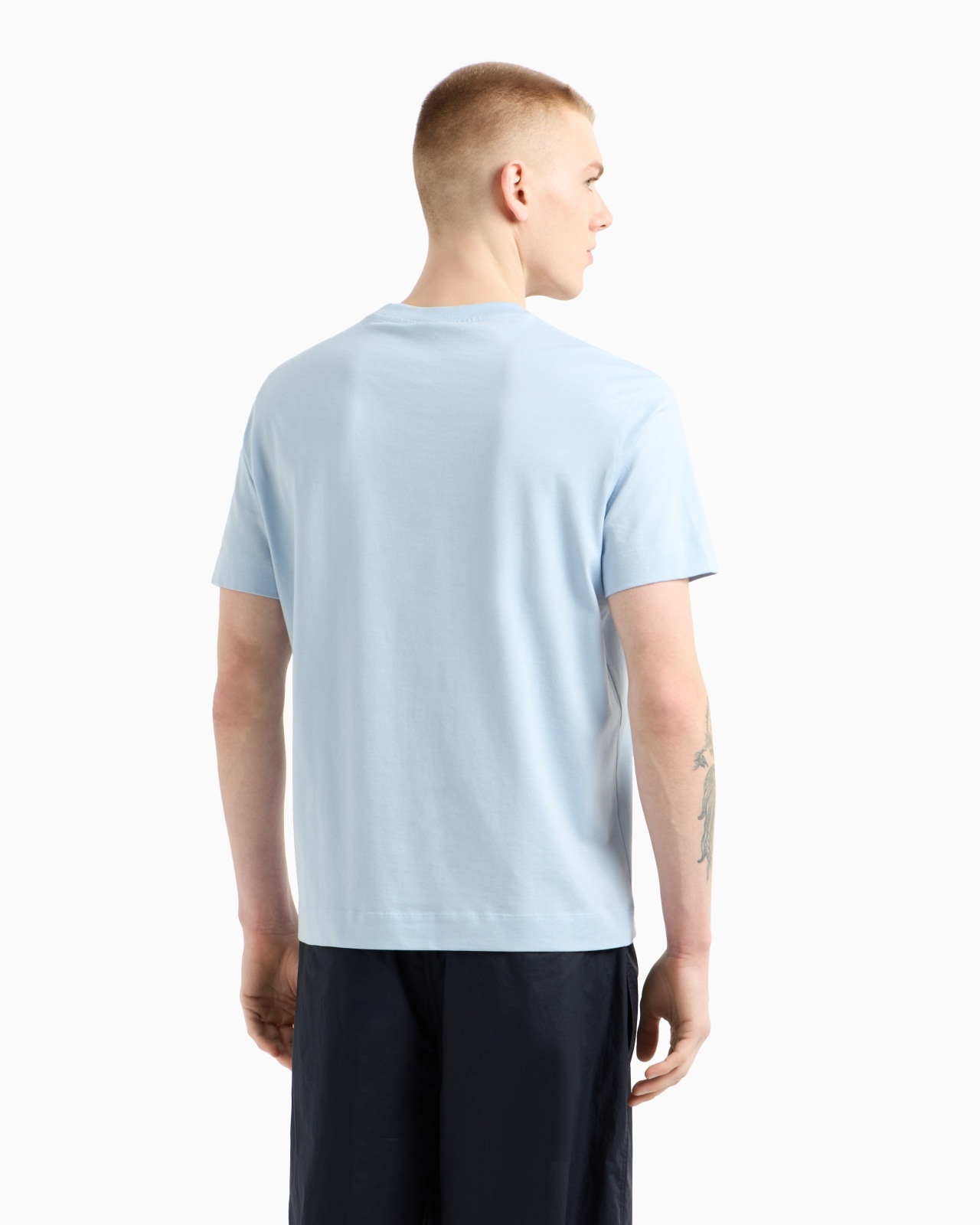 ASV MILLERAIES JERSEY T-SHIRT WITH SEASIDE SEA-HORSE EMBROIDERY - 3