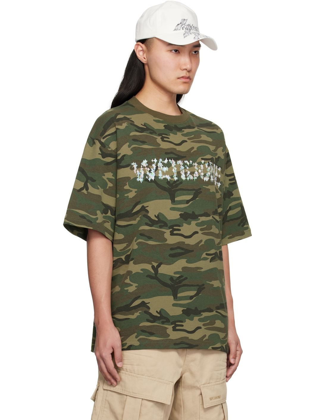 Khaki Sparkle Logo T-shirt - 2