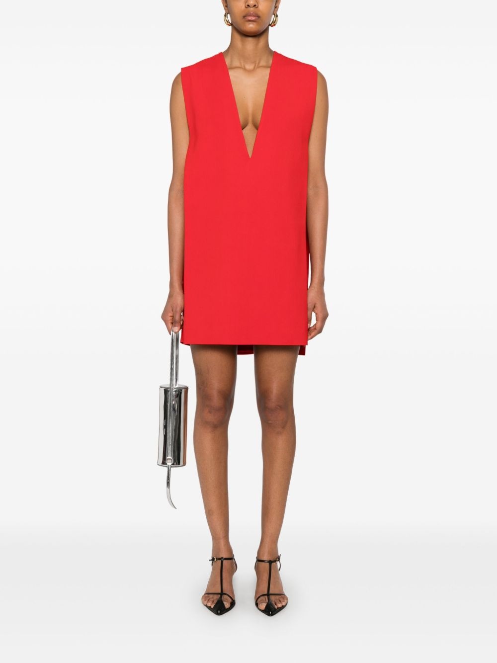 belted mini dress - 2
