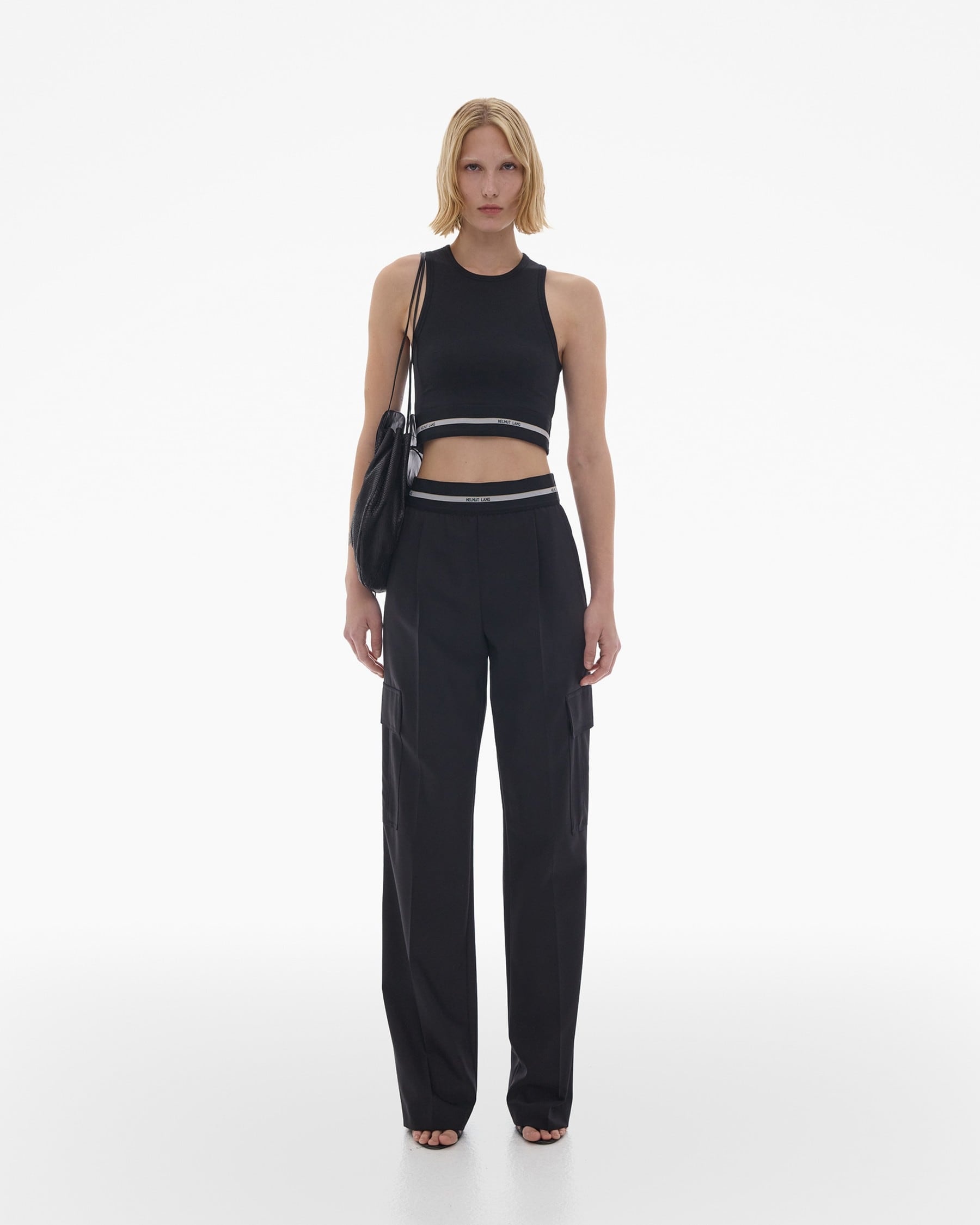 CROPPED LOGO TANK TOP - 2