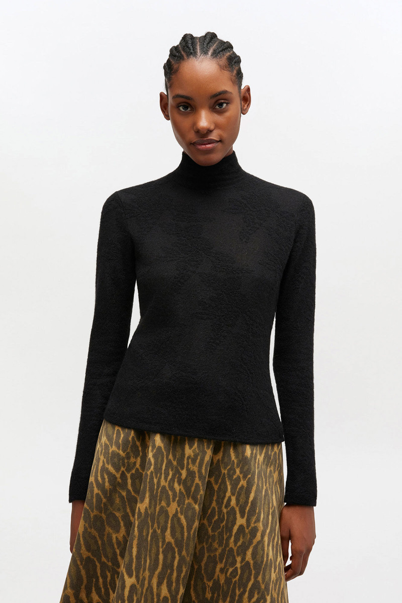 GANNI SHEER TURTLENECK outlook