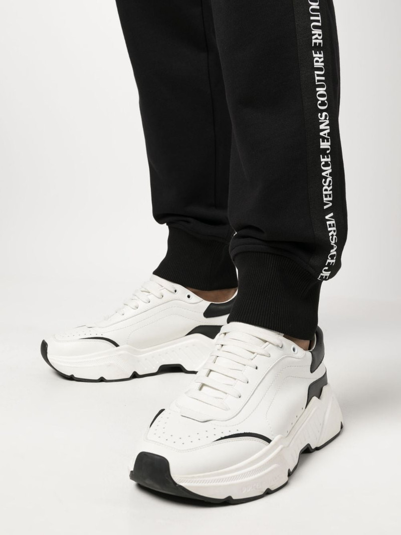 logo-tape track pants 5