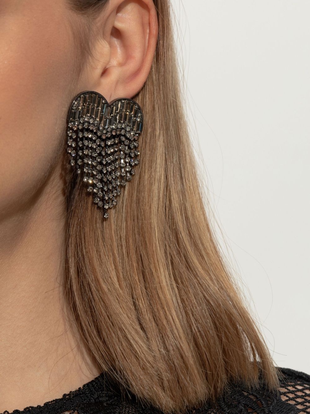 Crystal Heart earrings - 4
