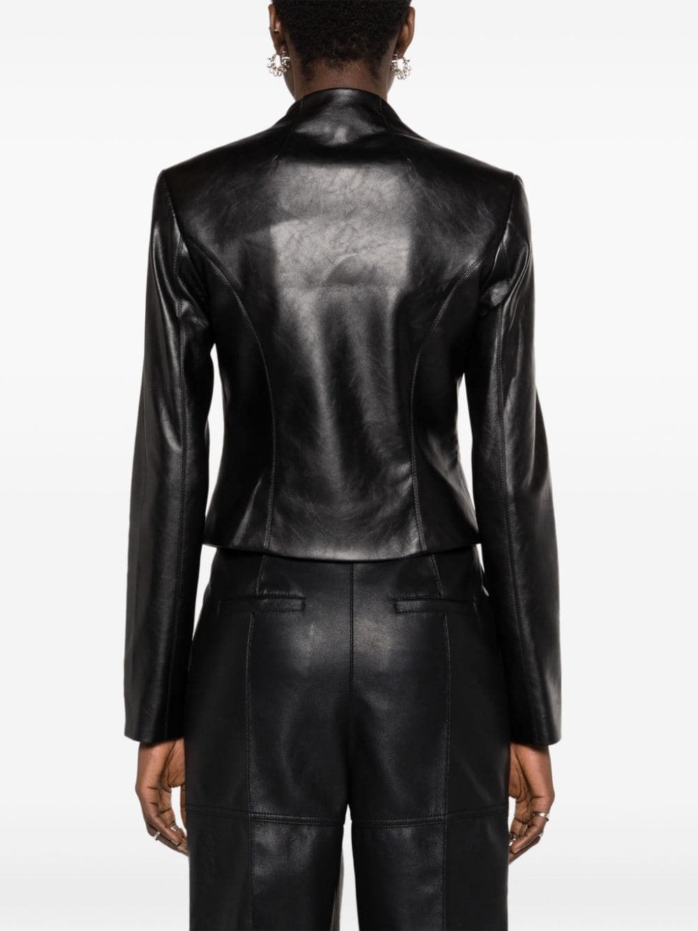 Ubala faux-leather jacket - 4