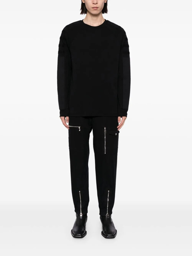 Helmut Lang RIBBON-DESIGN COTTON SWEATER outlook