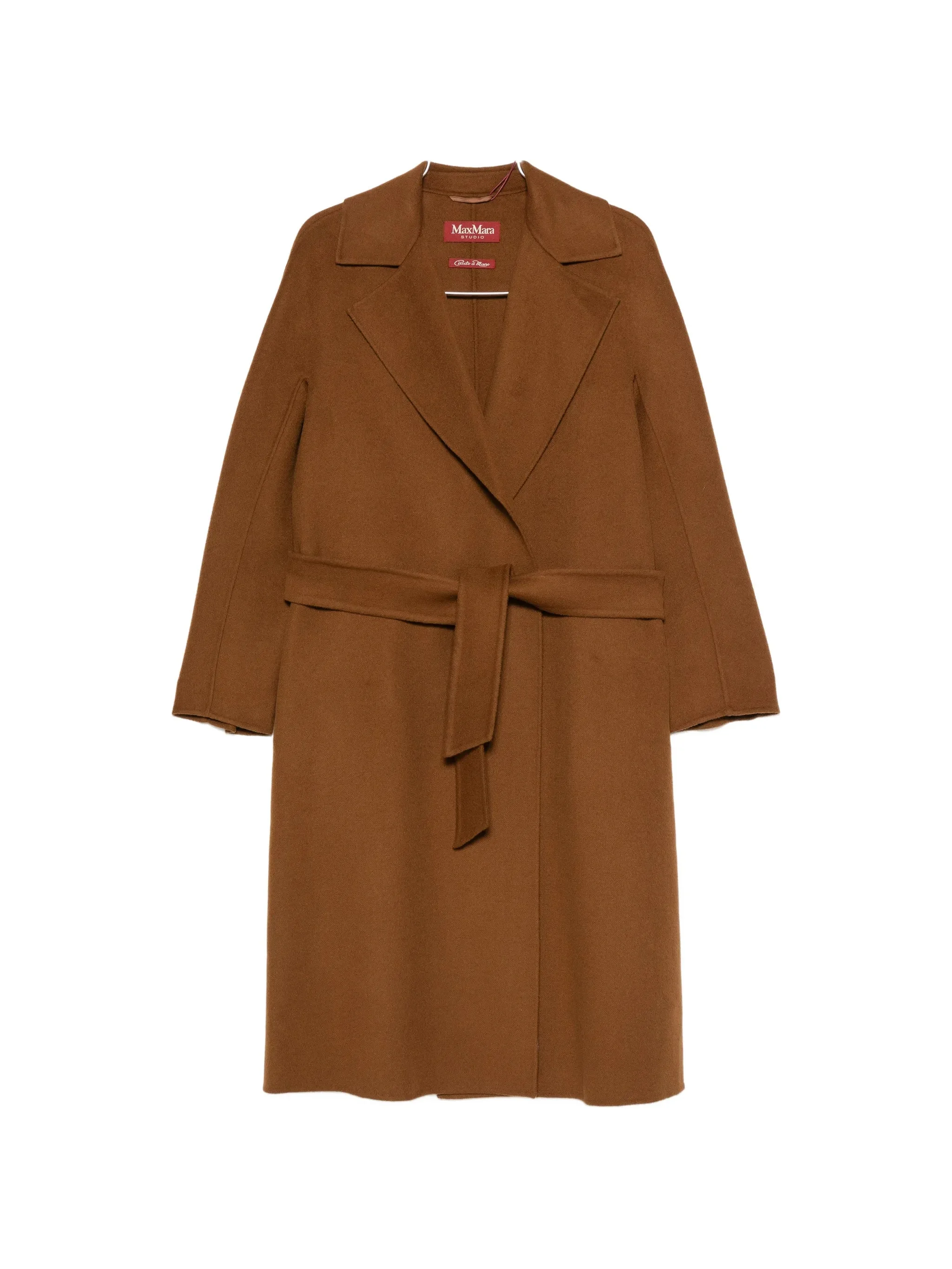 Max Mara Studio Belted Notch-lapel Coat - 1