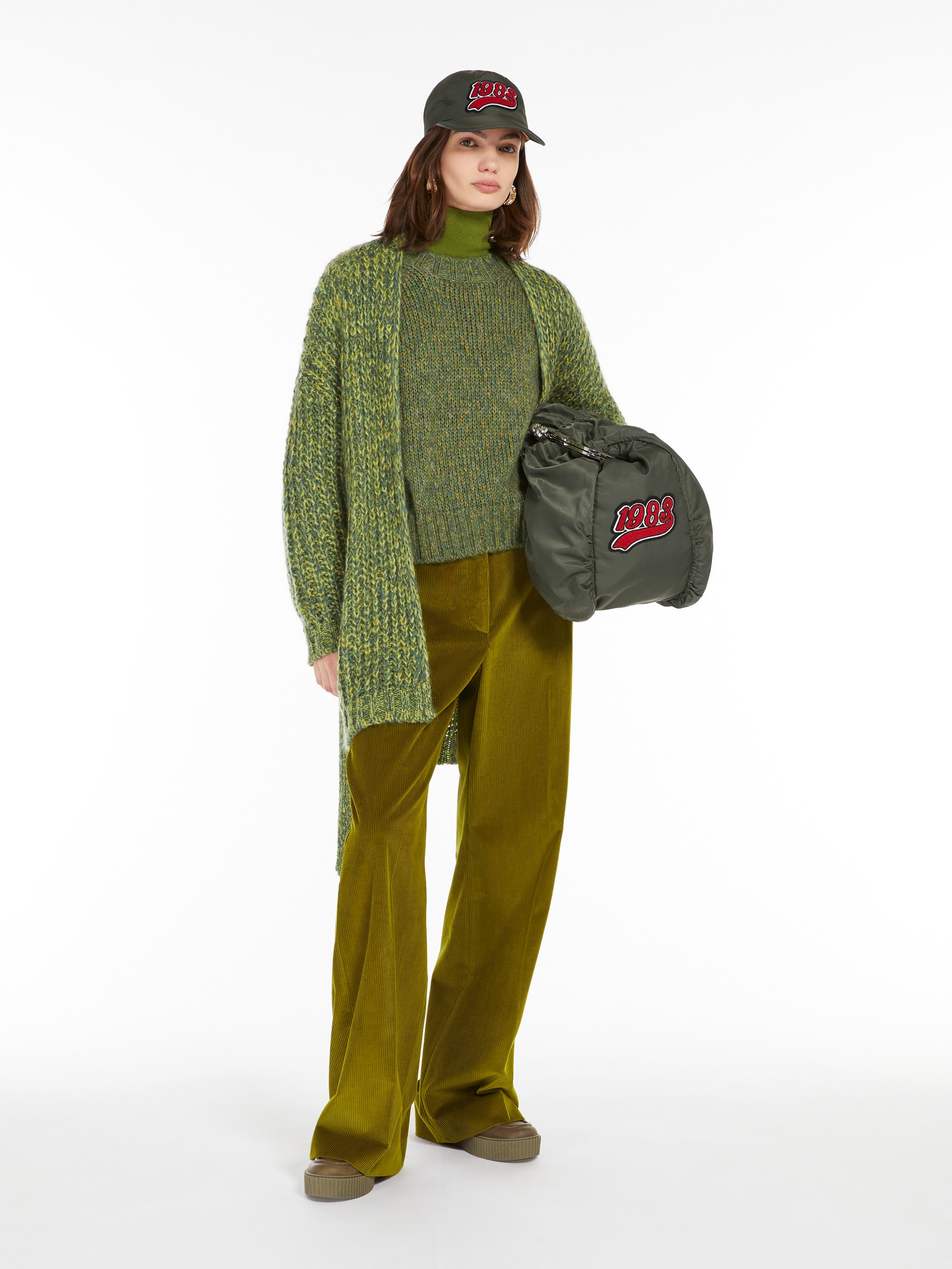 DIONIGI Mohair chiné yarn sweater - 2
