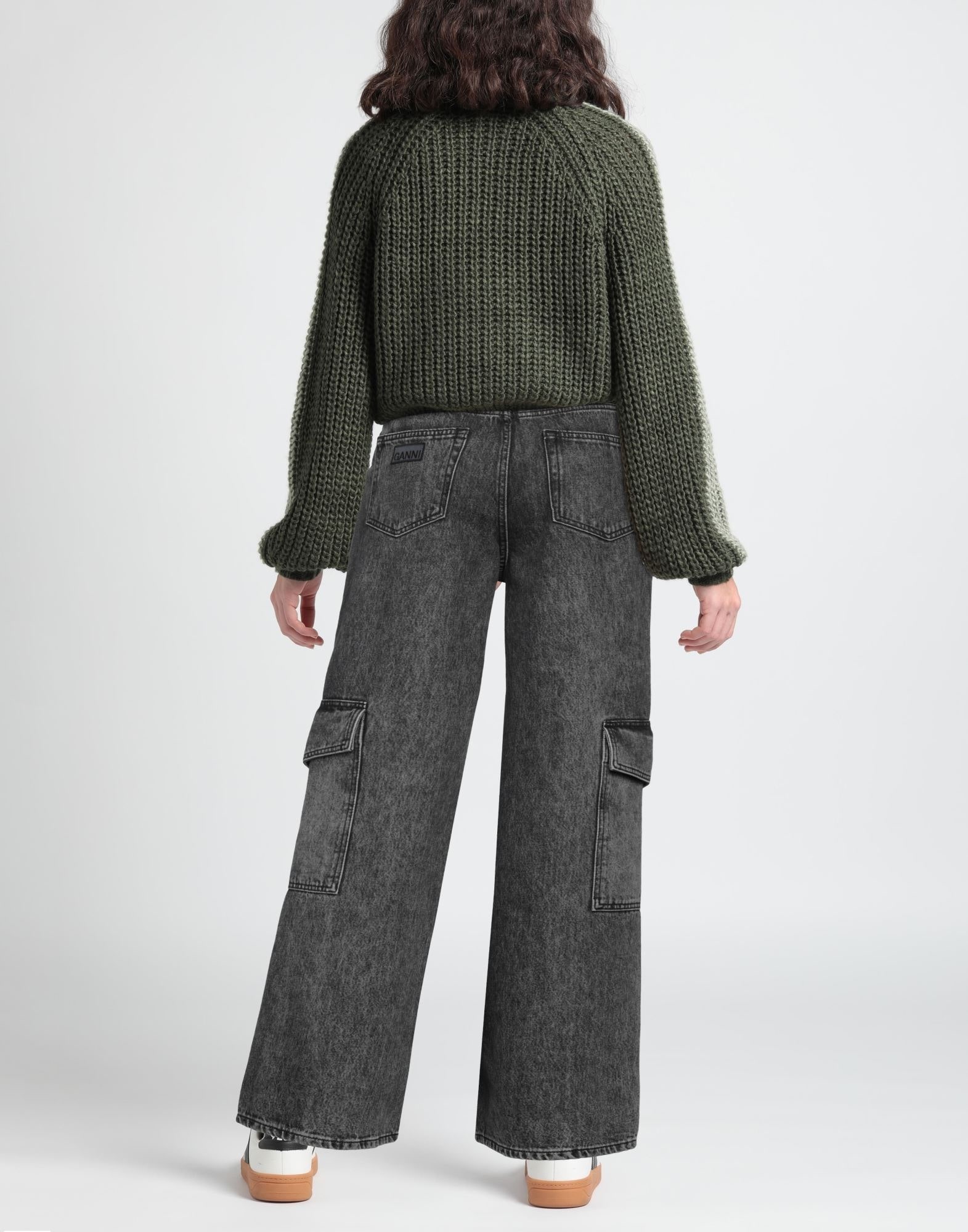 Black Women's Denim Pants - 3