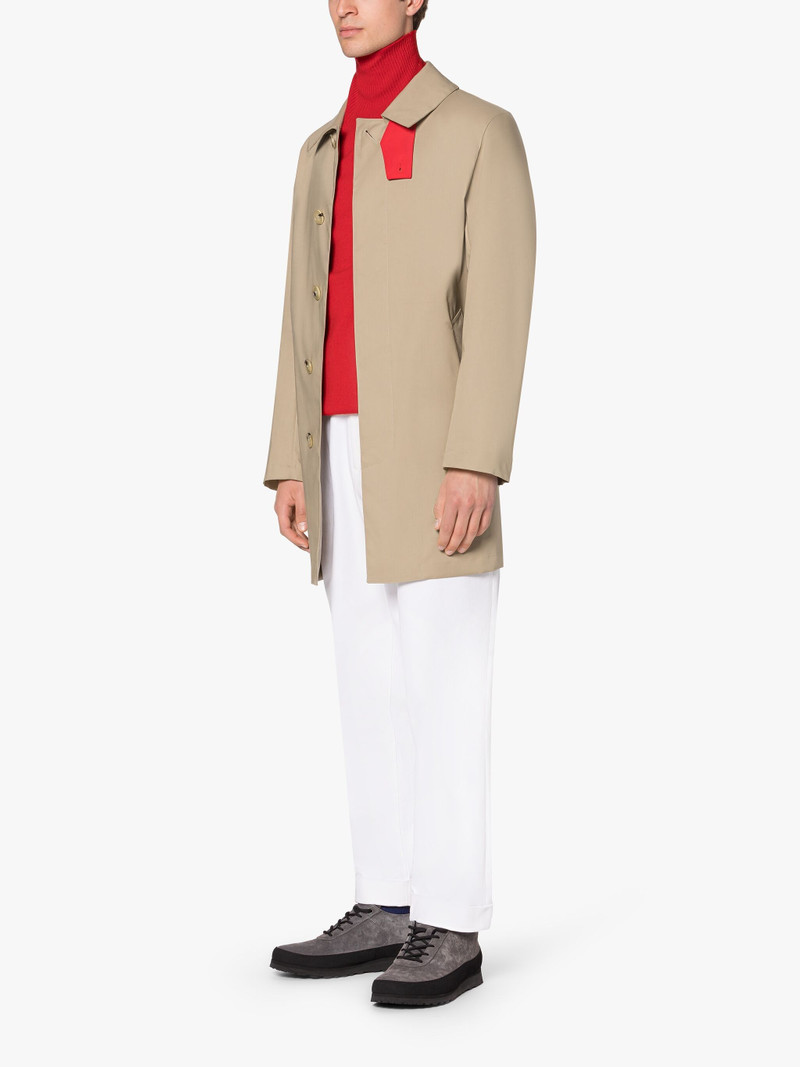 TARTAN CAMBRIDGE FAWN RAINTEC COTTON SHORT COAT 4