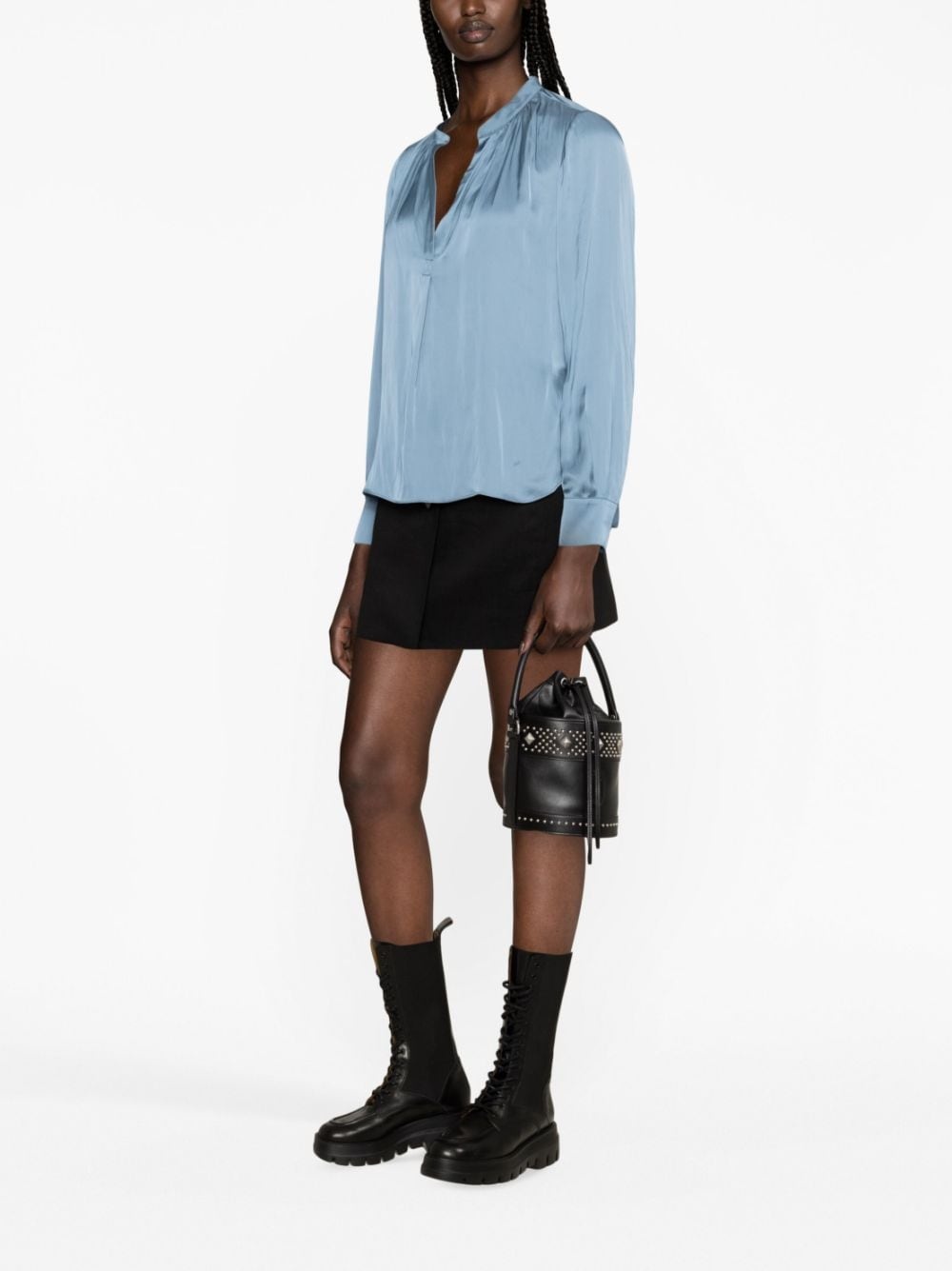Zadig & Voltaire Tink Satin Blouse White