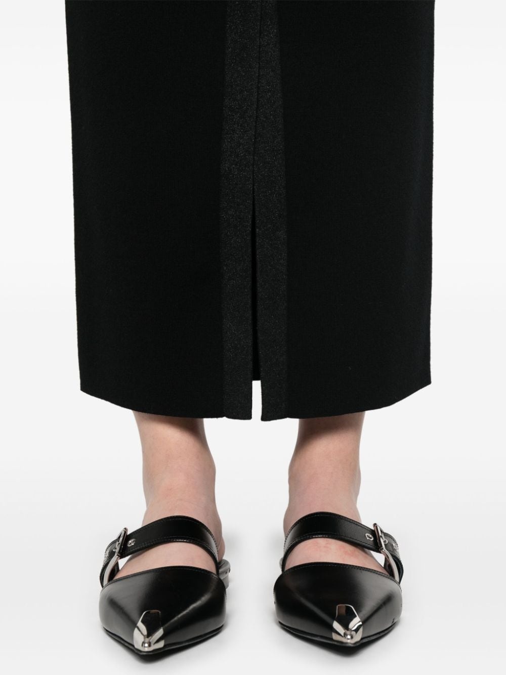 merino wool midi skirt - 5