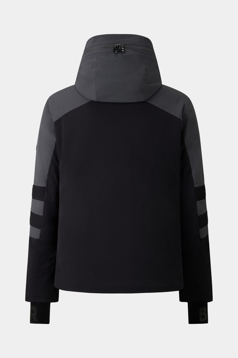 Henri Ski jacket in Black/Gray 3
