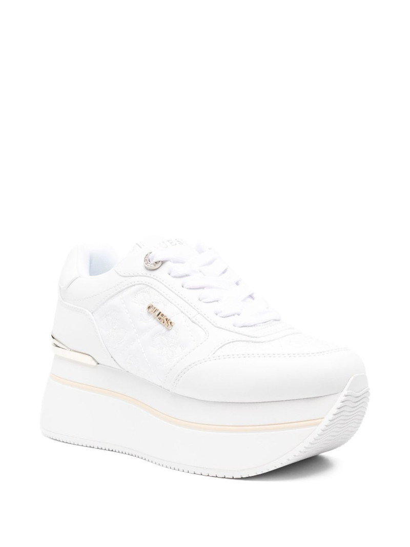 GUESS USA platform logo sneakers outlook