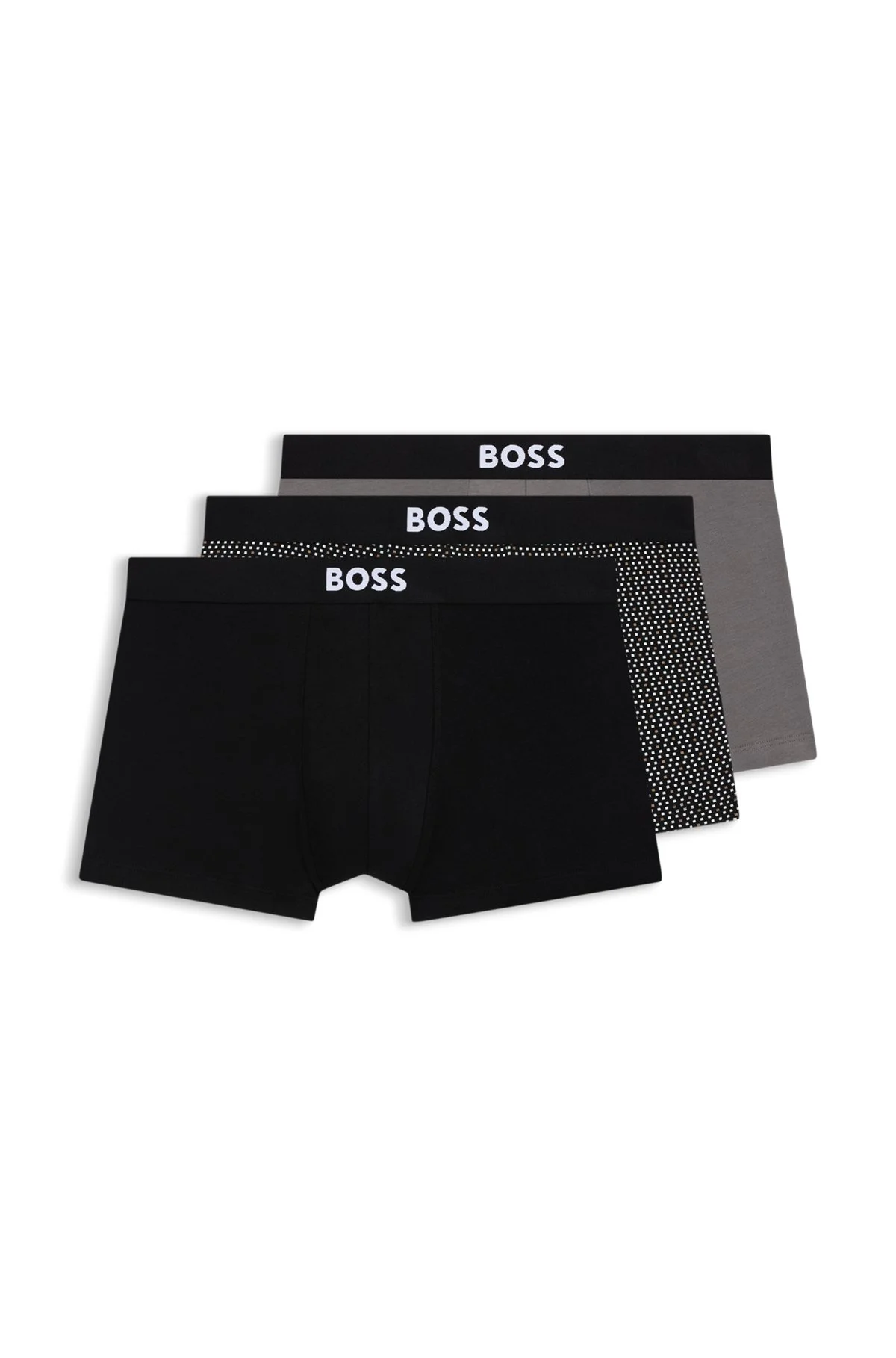 THREE-PACK OF STRETCH-COTTON TRUNKS - 1