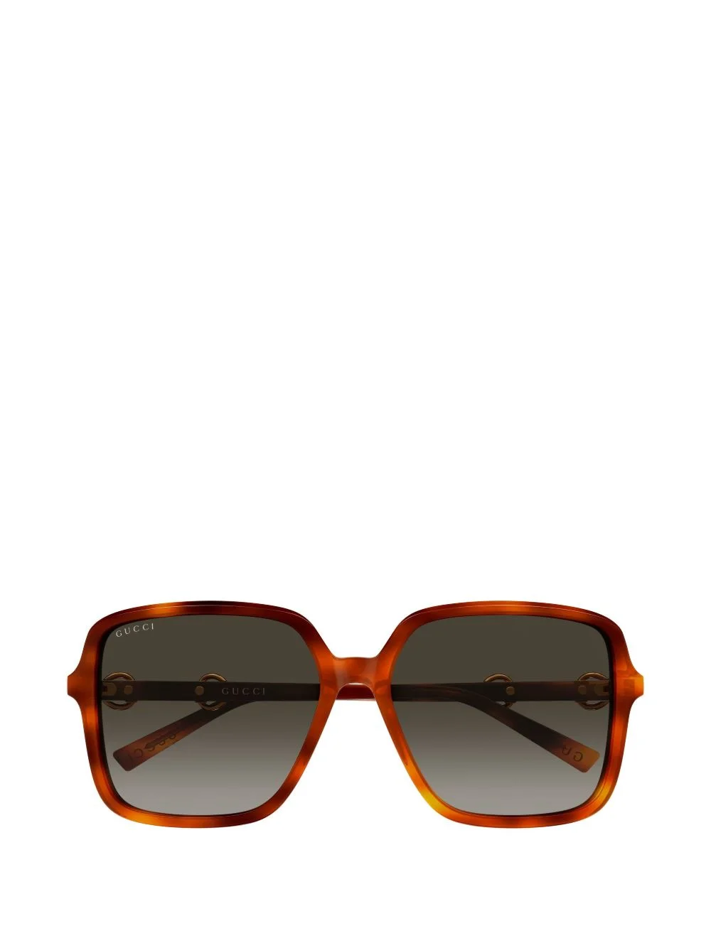 Horsebit square-frame sunglasses - 1