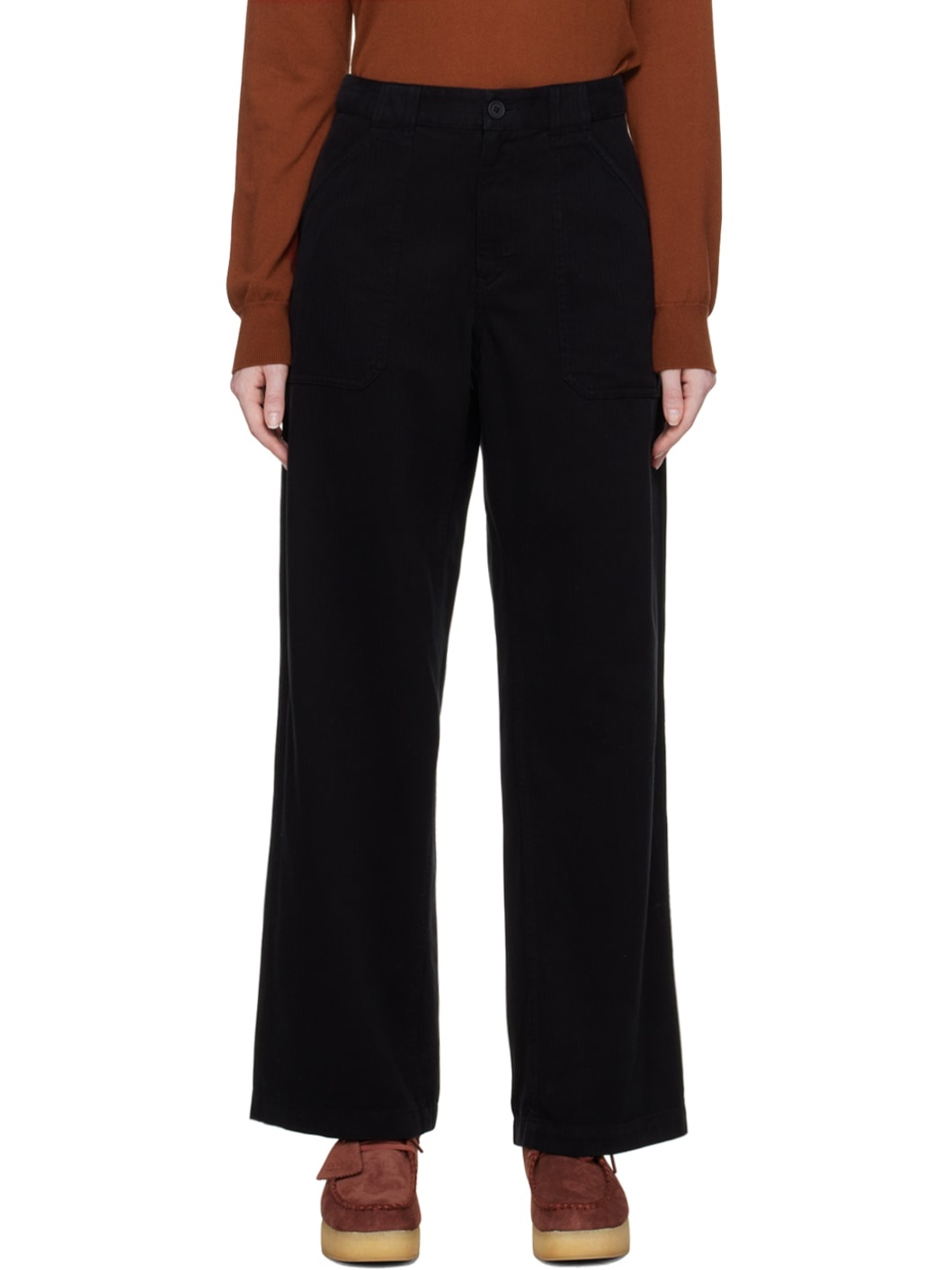 Black Sidney Trousers - 1