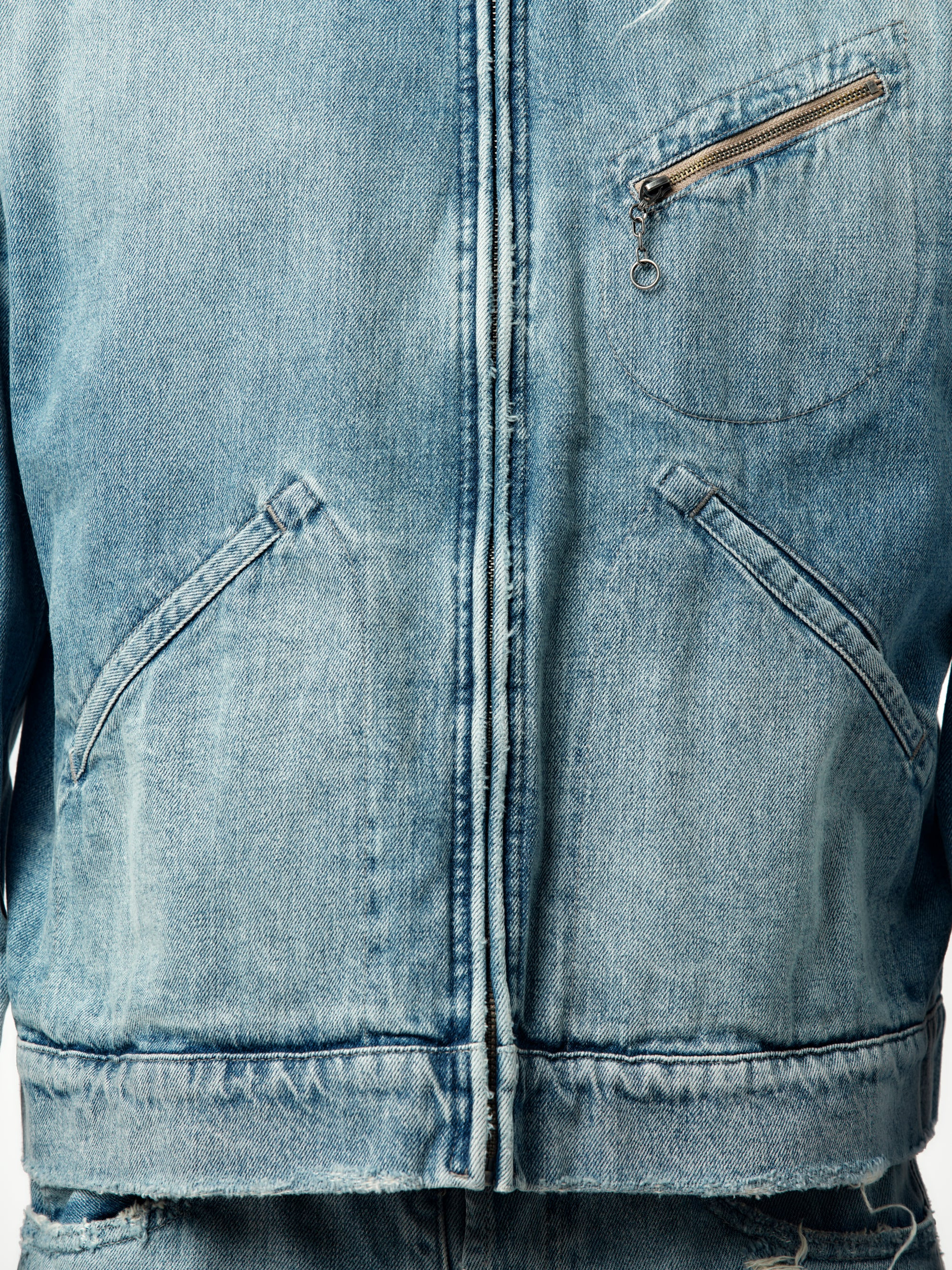 JAPANESE DENIM SPORTS JACKET (LIGHT BLUE) - 7