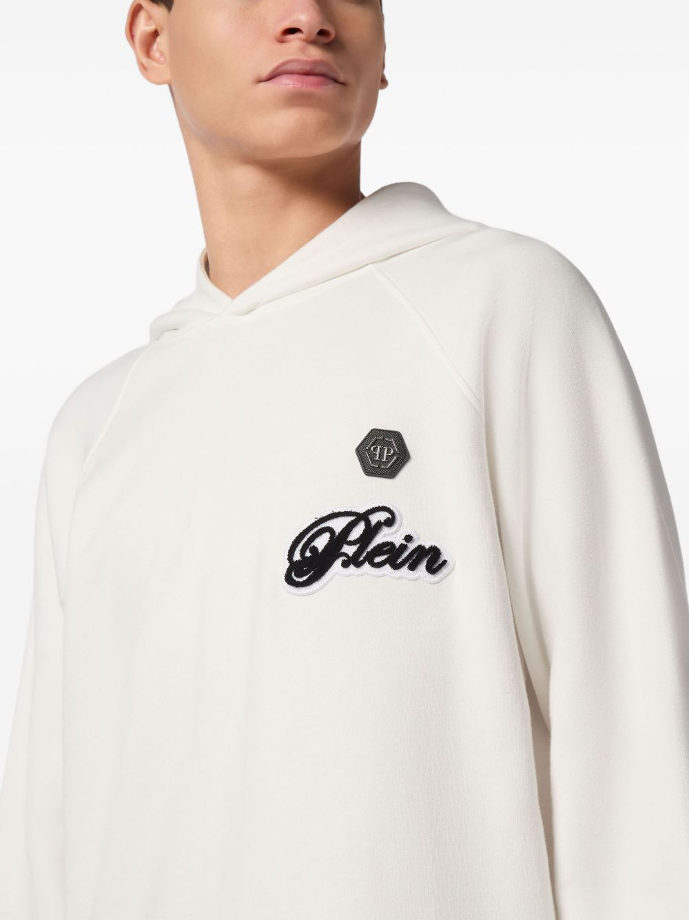 logo-patch hoodie - 4