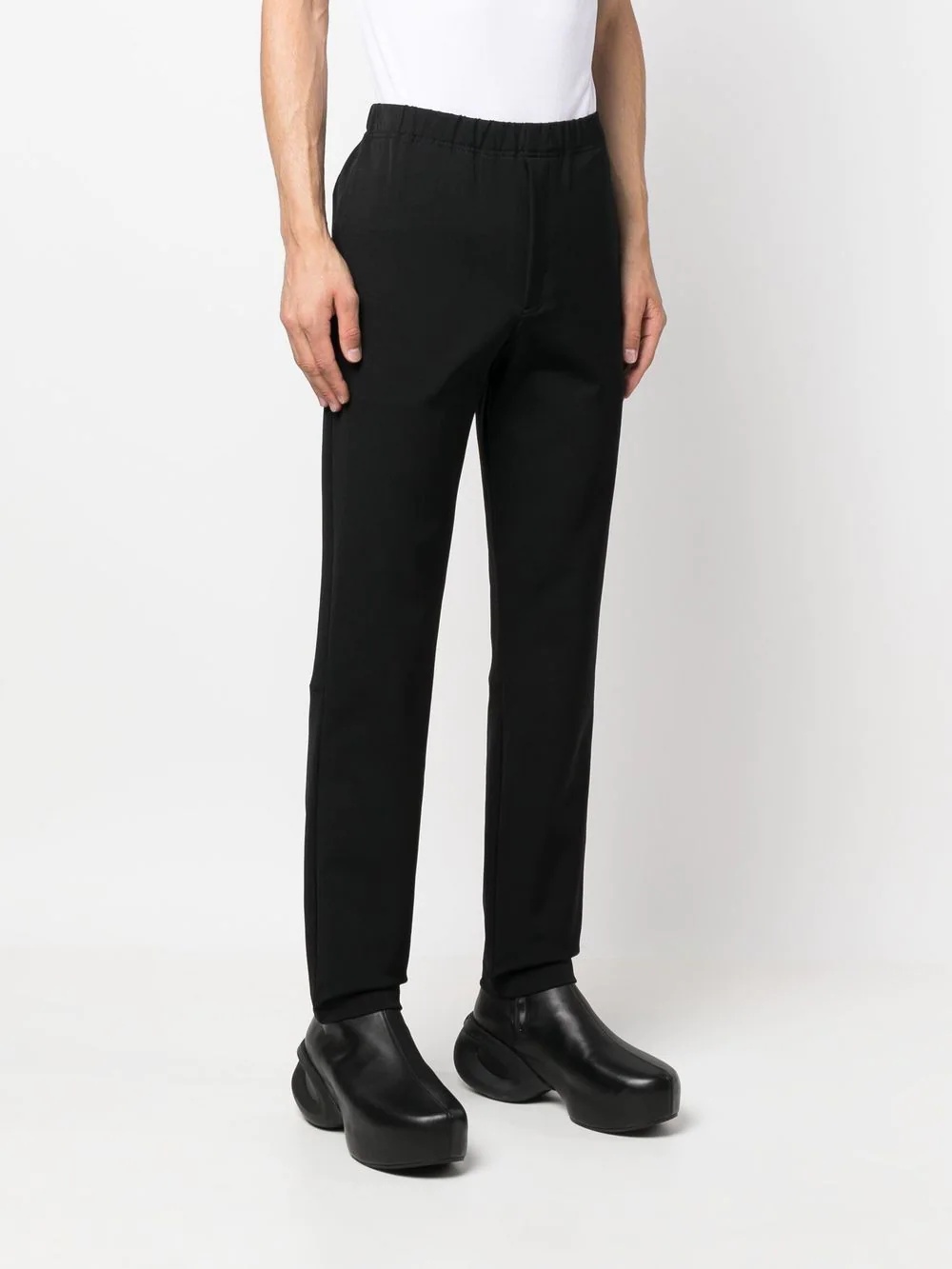 high-waisted tapered trousers - 3