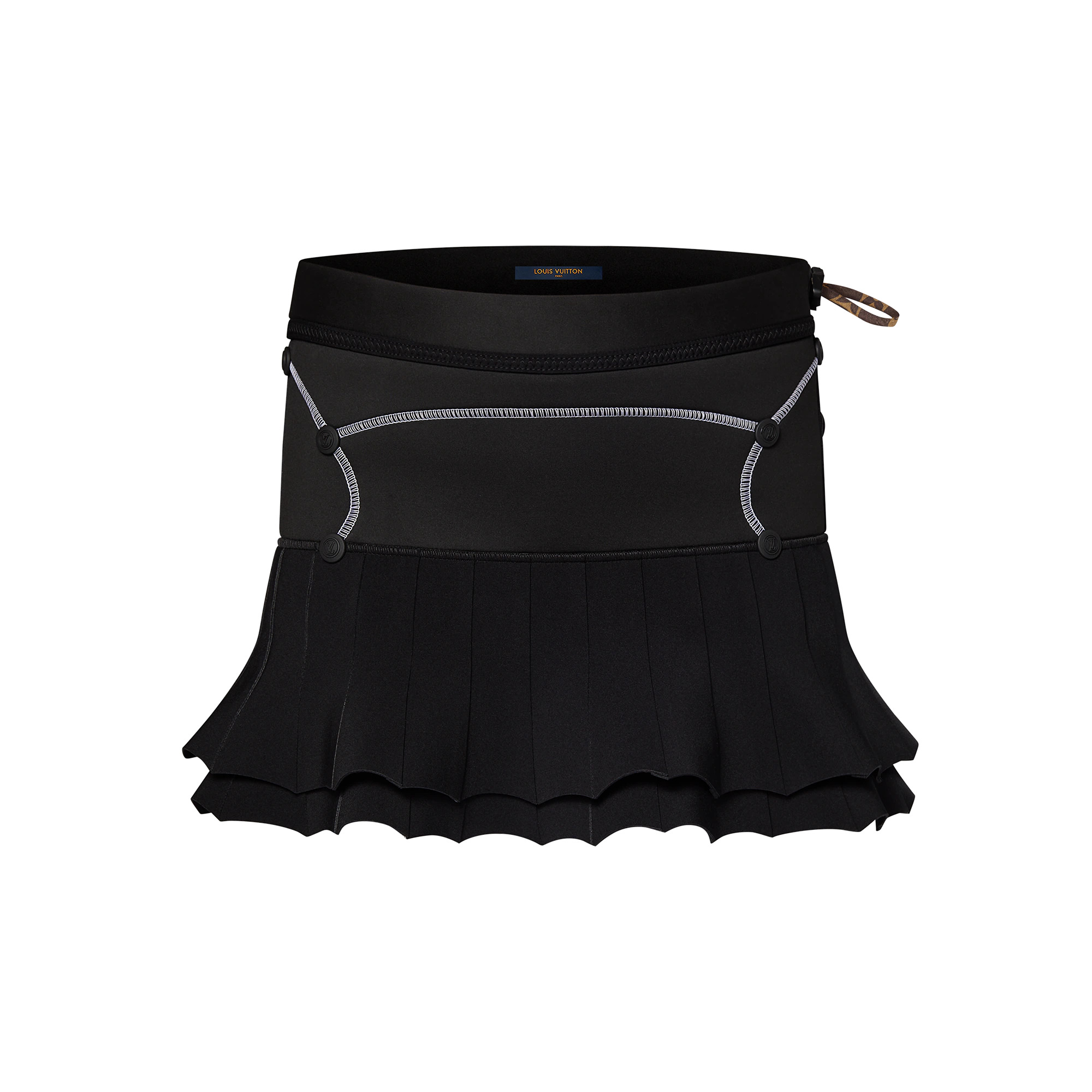 Fin Flounce Scuba Mini Skirt - 1