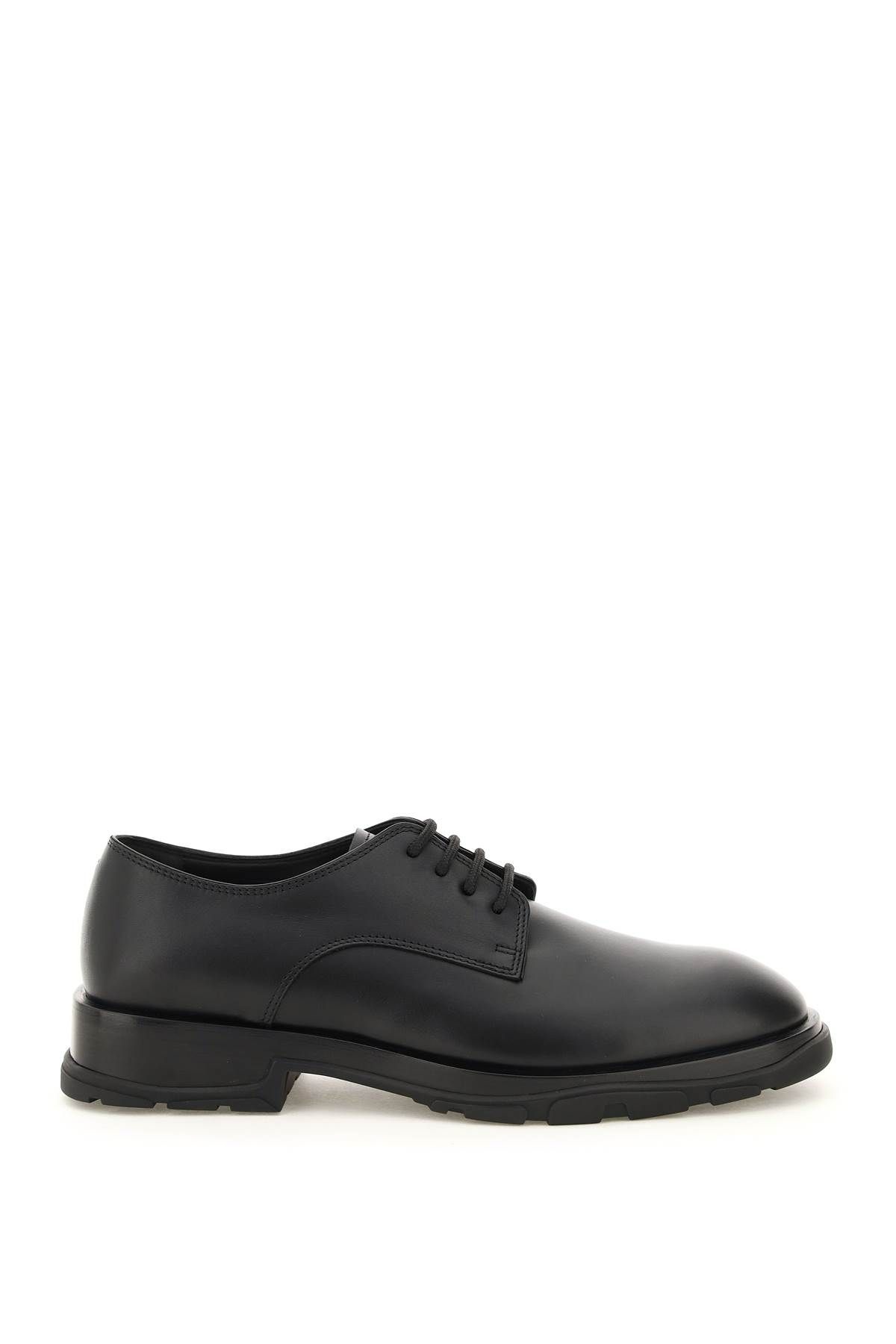 SLIM TREAD LEATHER DERBY SHOES - 1