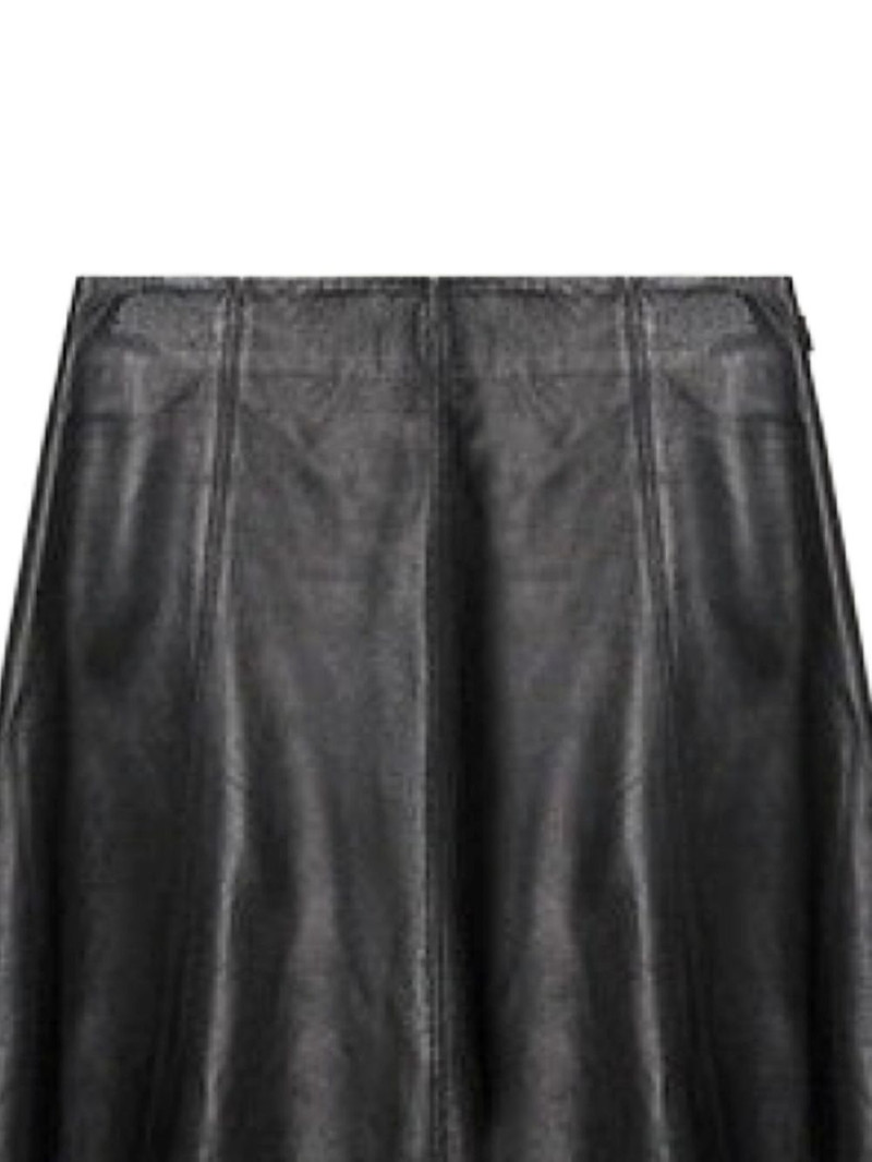 SIMKHAI Ryma leather midi skirt outlook