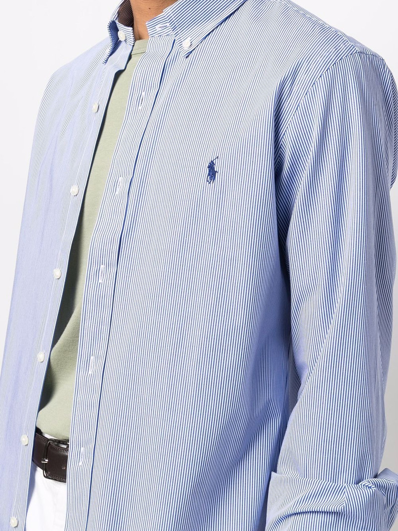 logo striped shirt 5