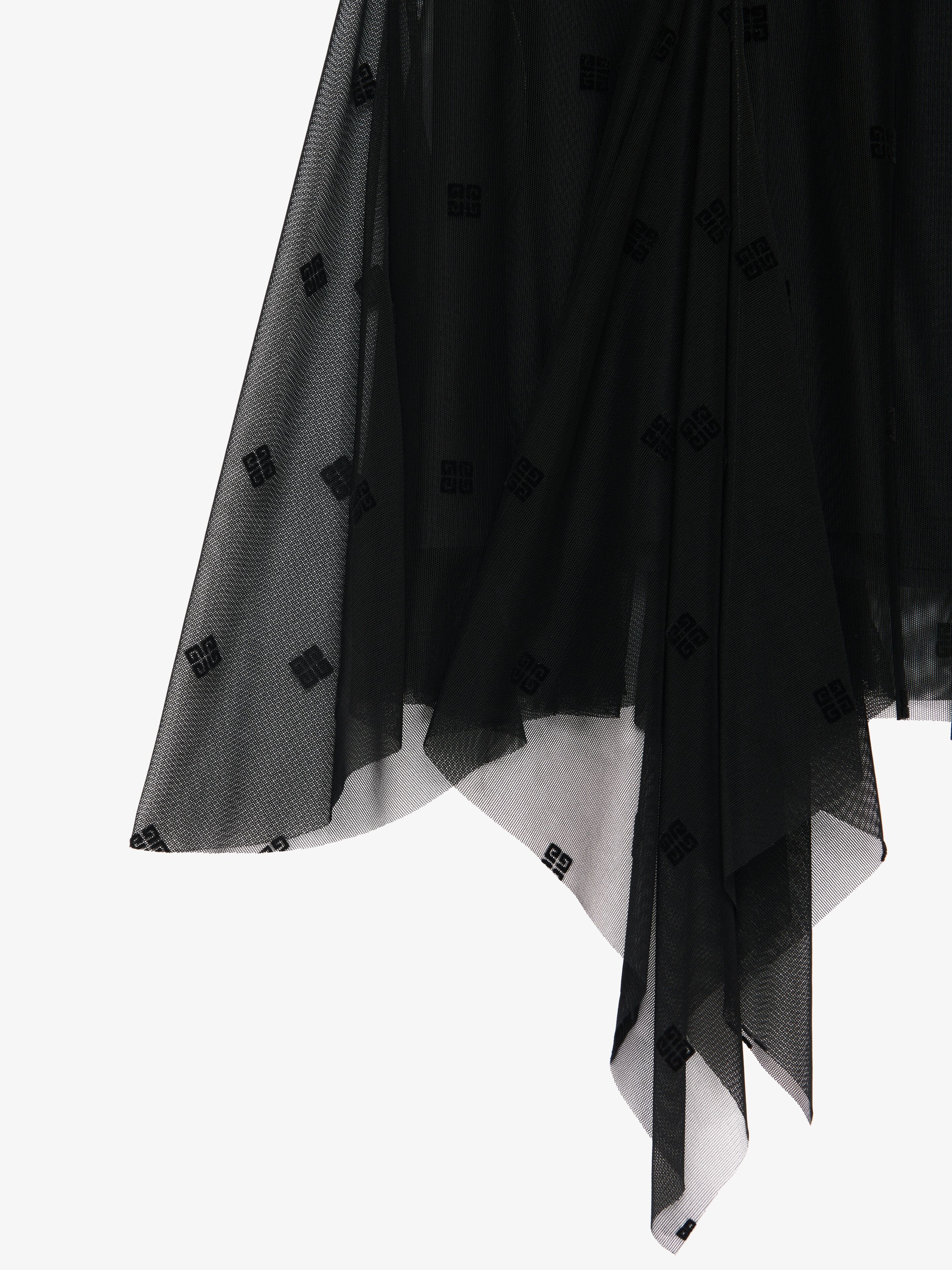 PLEATED SKIRT IN 4G TULLE - 5