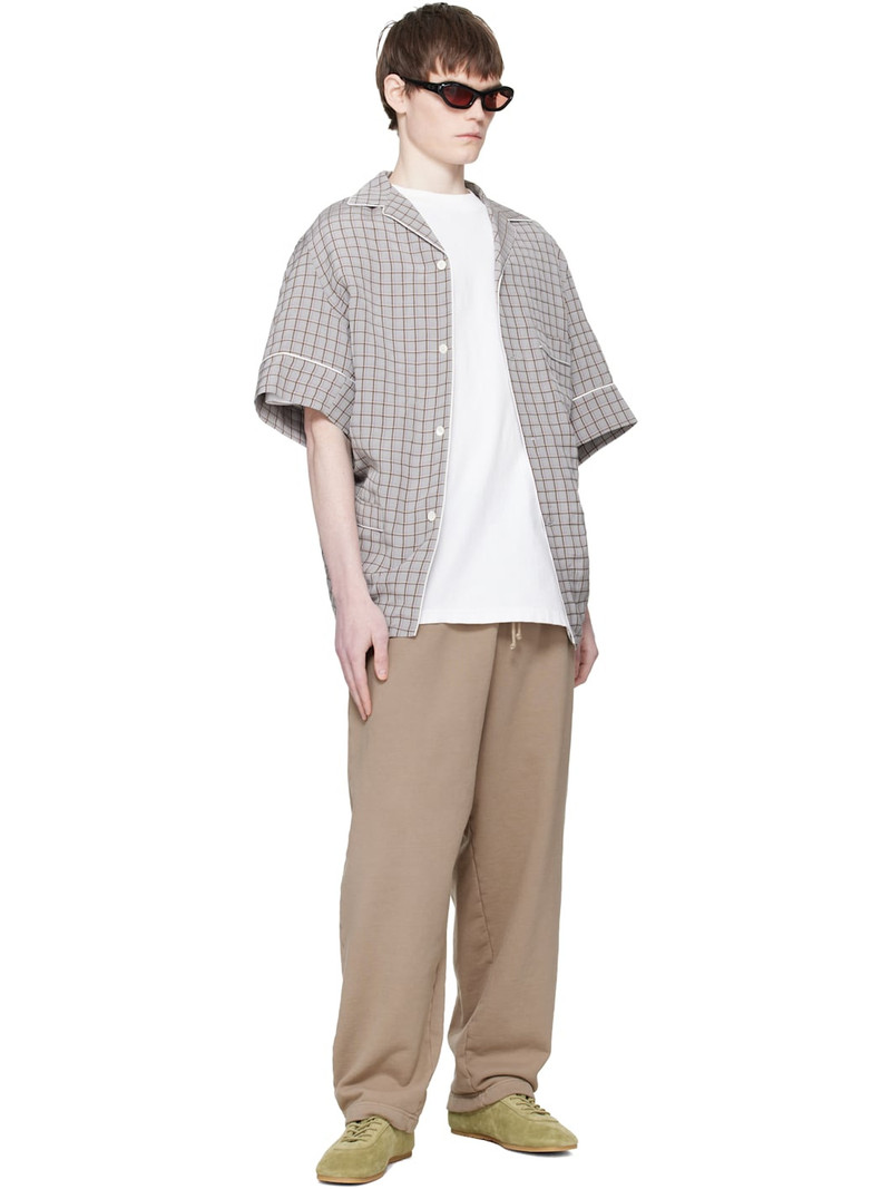 HED MAYNER Brown Drawstring Sweatpants outlook