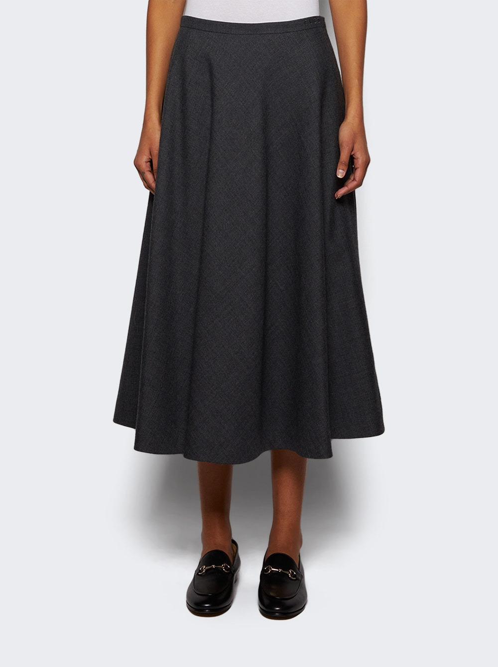 English Grisaille Skirt Medium Grey - 3