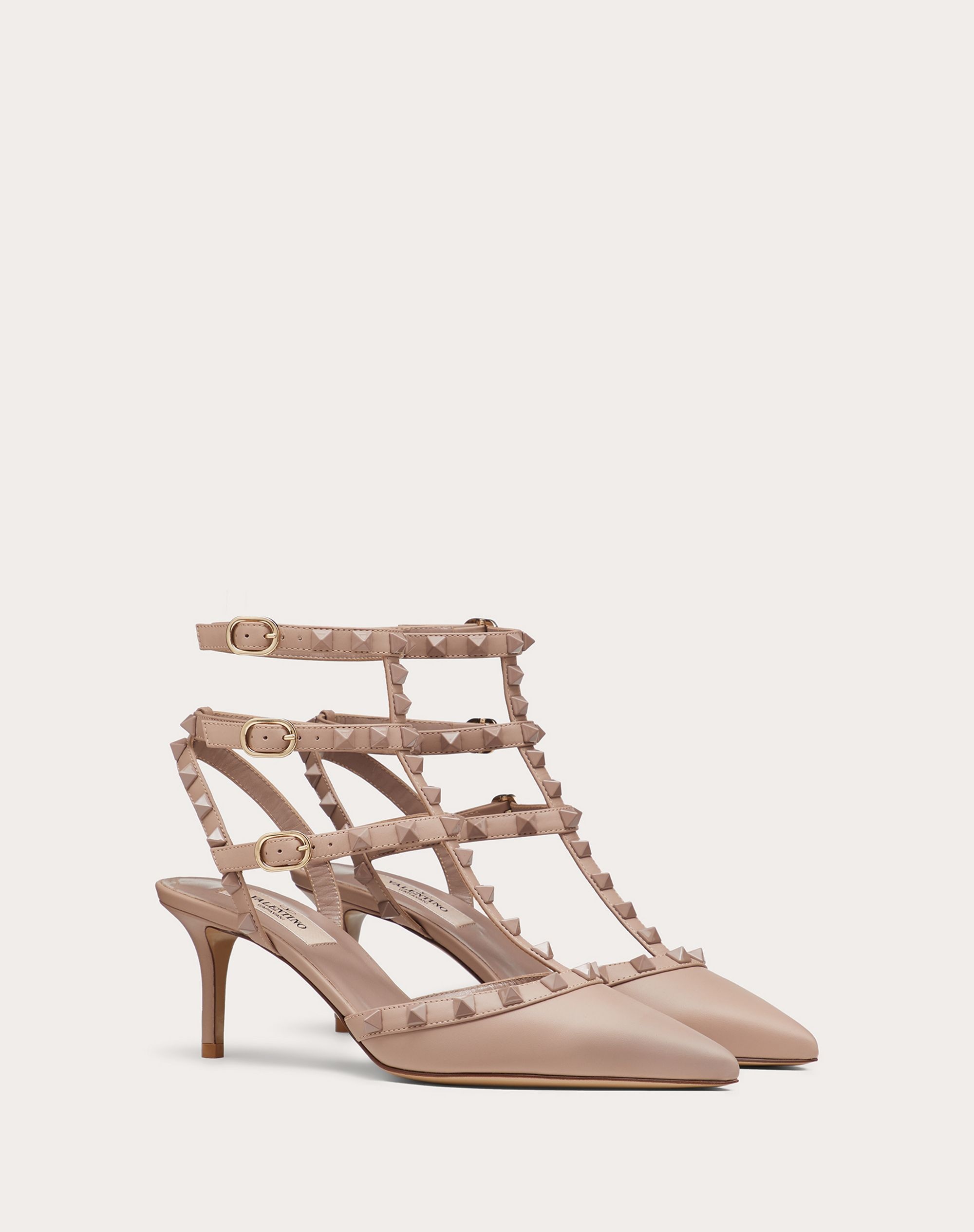 Rockstud Ankle Strap Pump with Tonal Studs 65 mm - 2