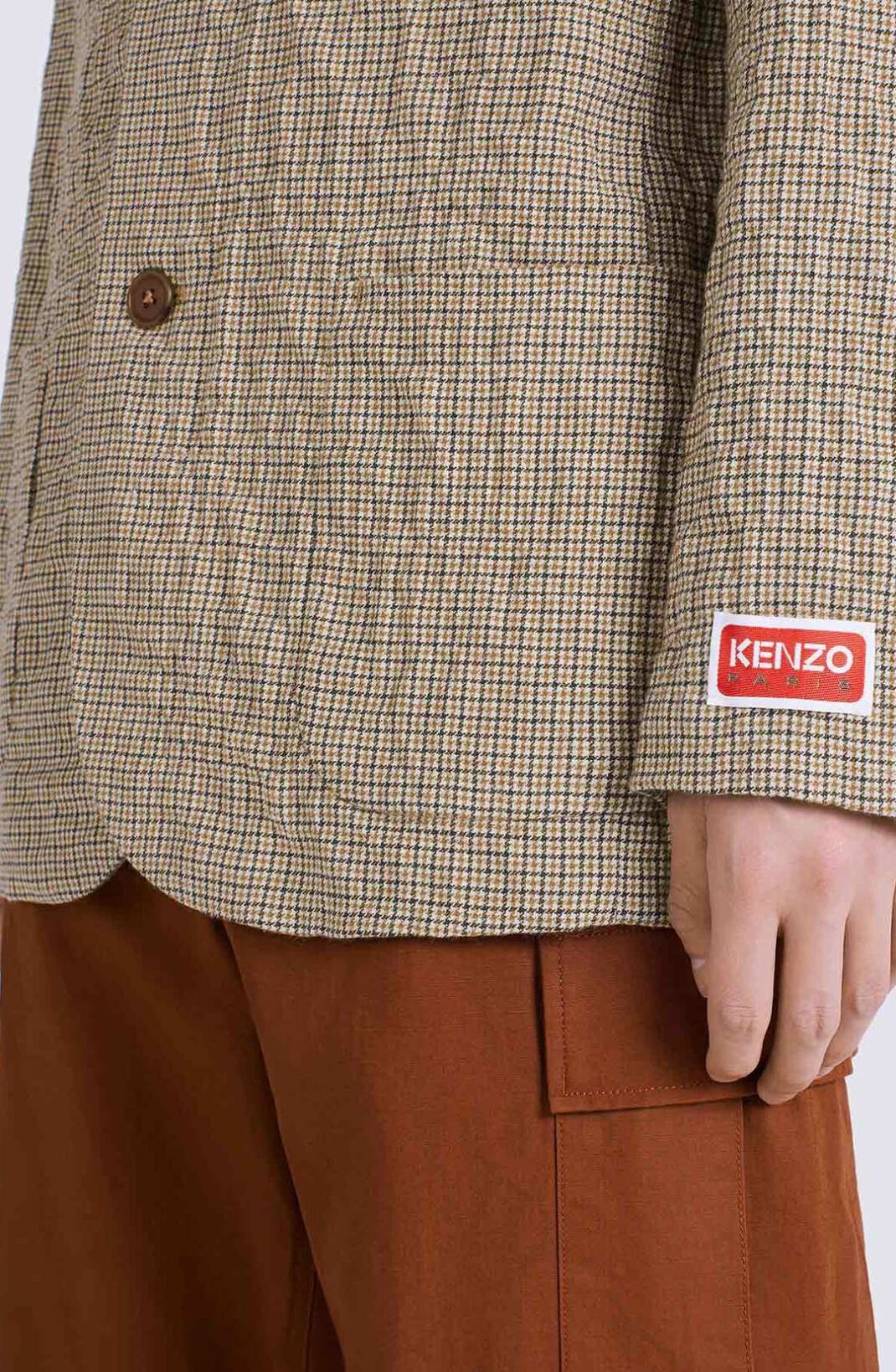 Checked suit jacket - 6