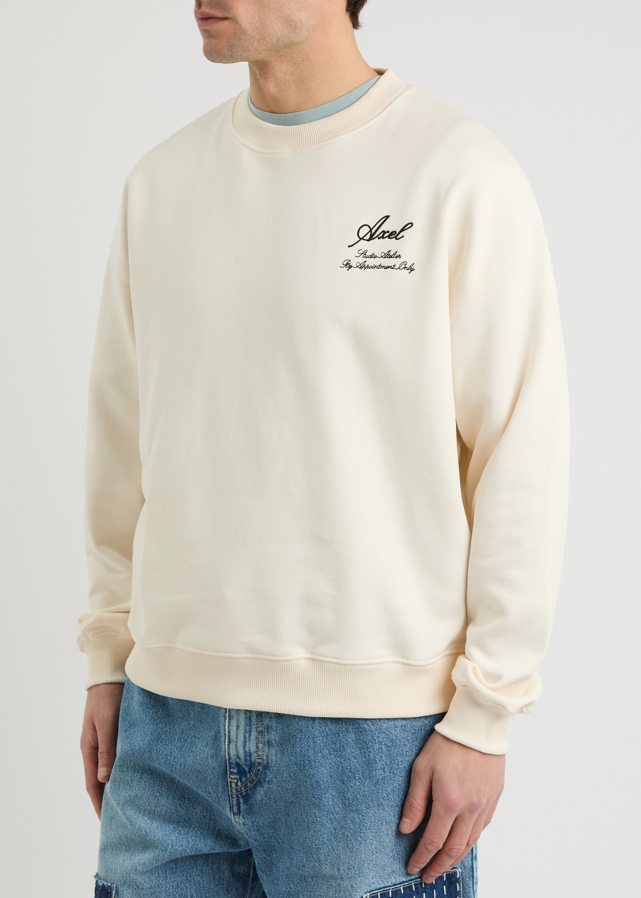 Axel Arigato Atelier Logo-embroidered Cotton Sweatshirt - 2