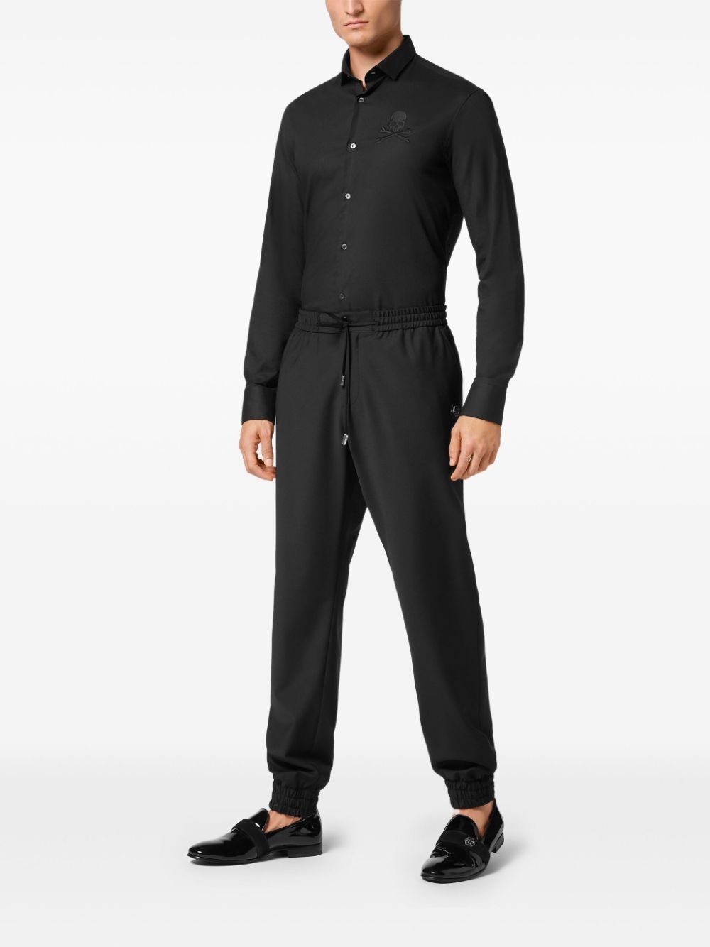 drawstring track pants - 2