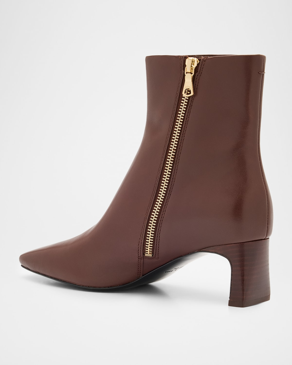 Avery Leather Zip Ankle Boots - 4