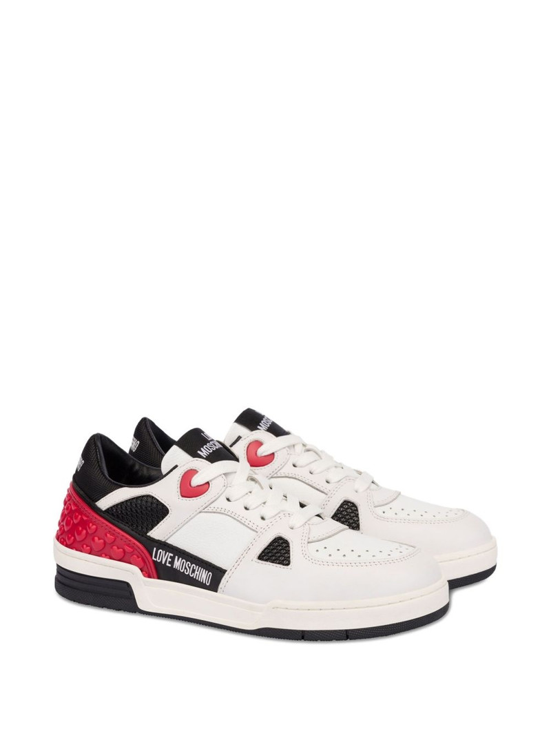 Moschino lace-up sneakers outlook