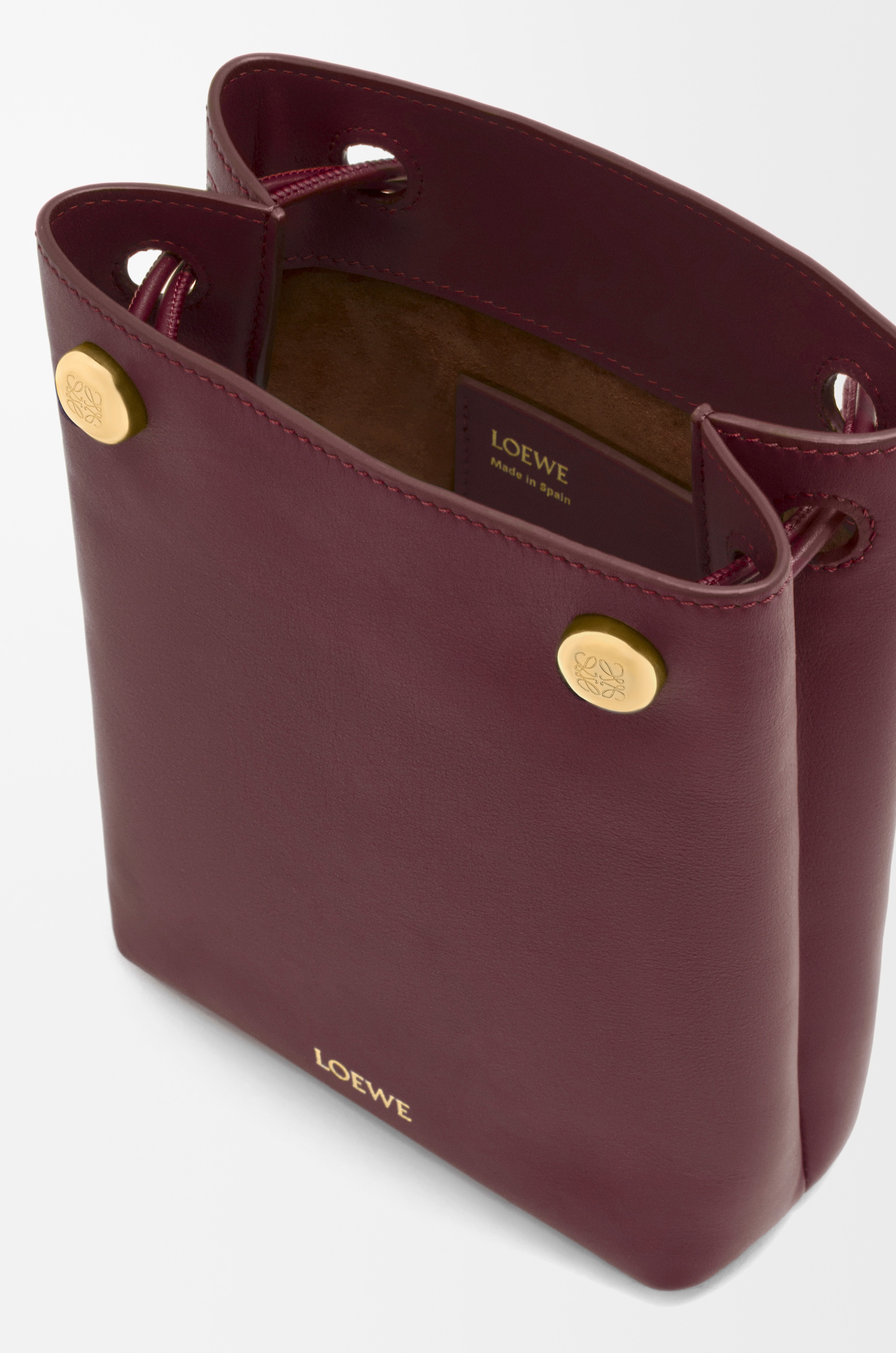 Pebble pouch in smooth calfskin - 7
