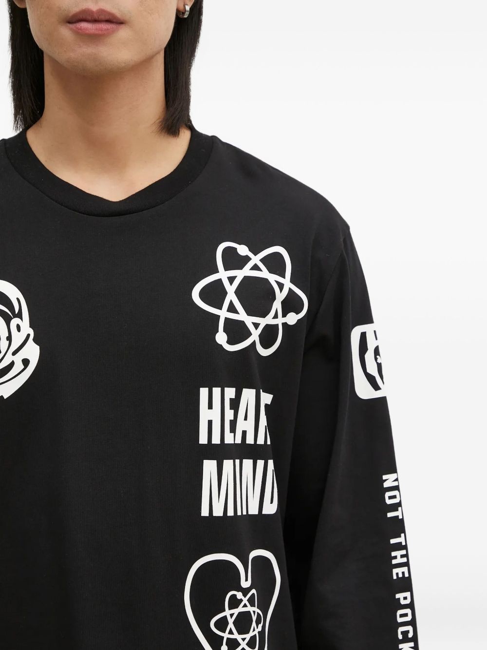 logo-print long-sleeved T-shirt - 5