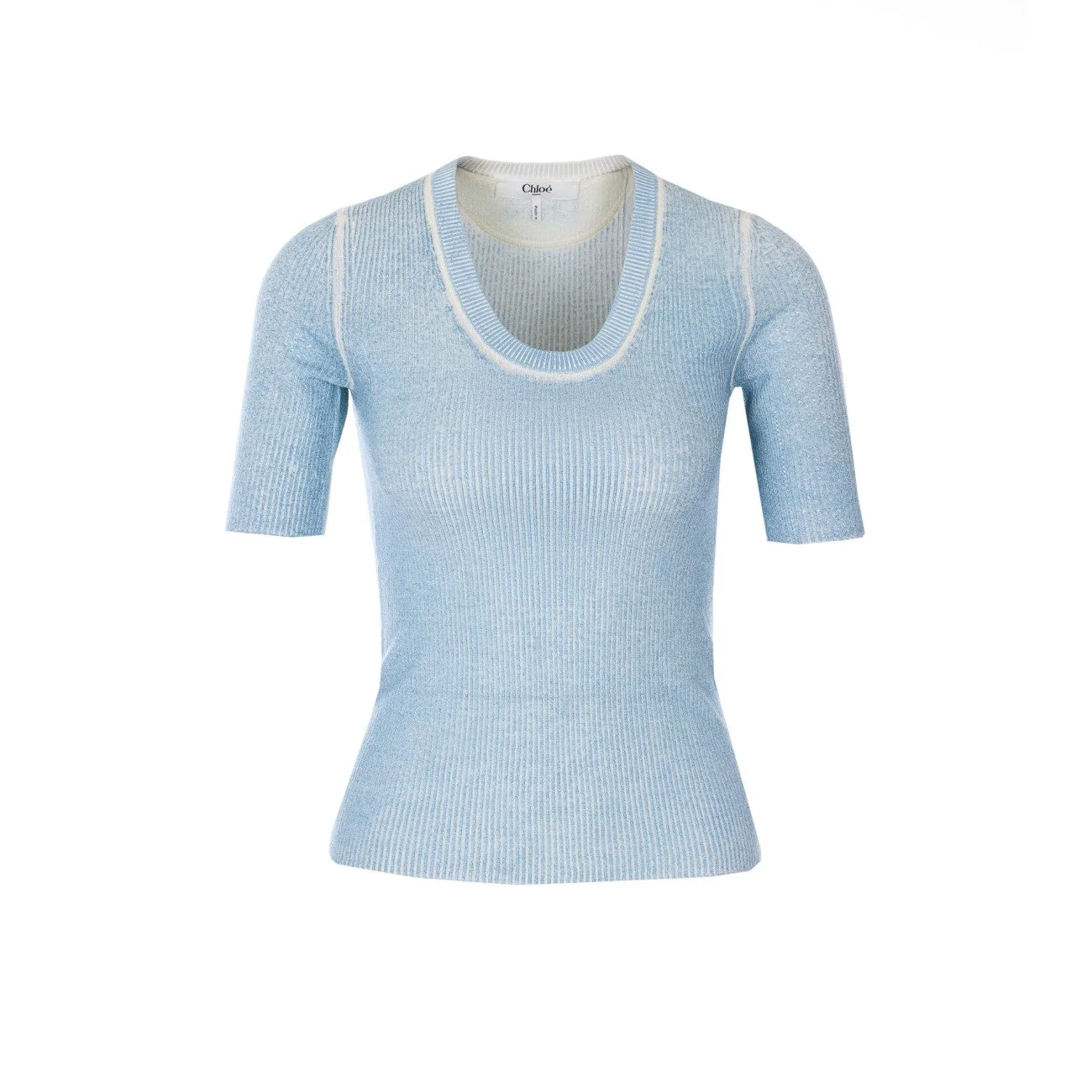 Chloe' Women Short Sleeves Sweater - 1