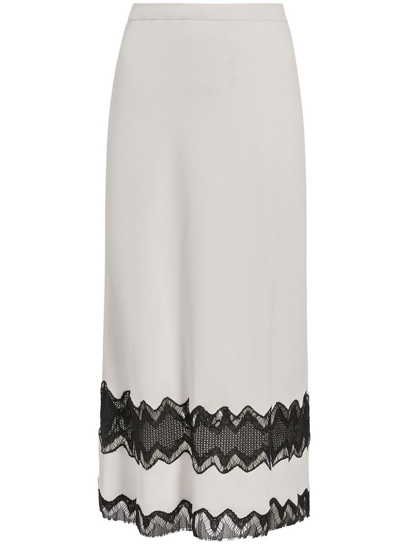 lace high-waist midi skirt 1