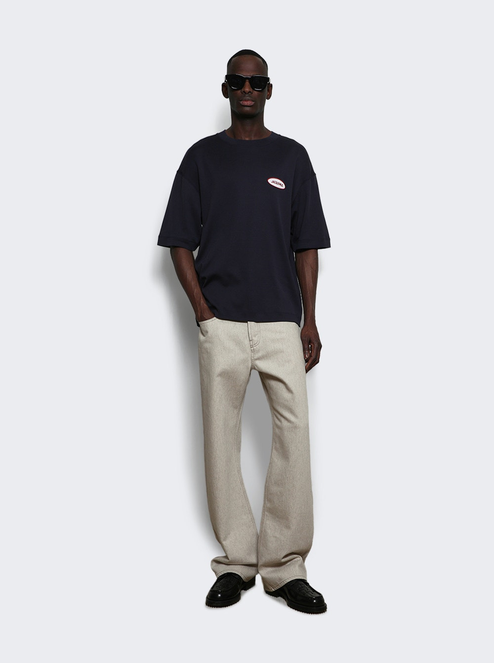 Le Tee Stazione Station Patch Navy - 5