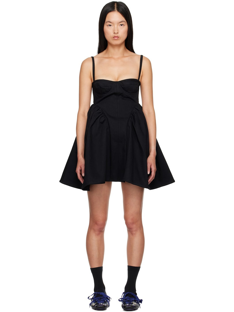 Black Ovid Denim Minidress 1