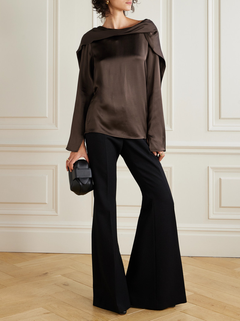 TOVE Caris Draped Satin Top outlook