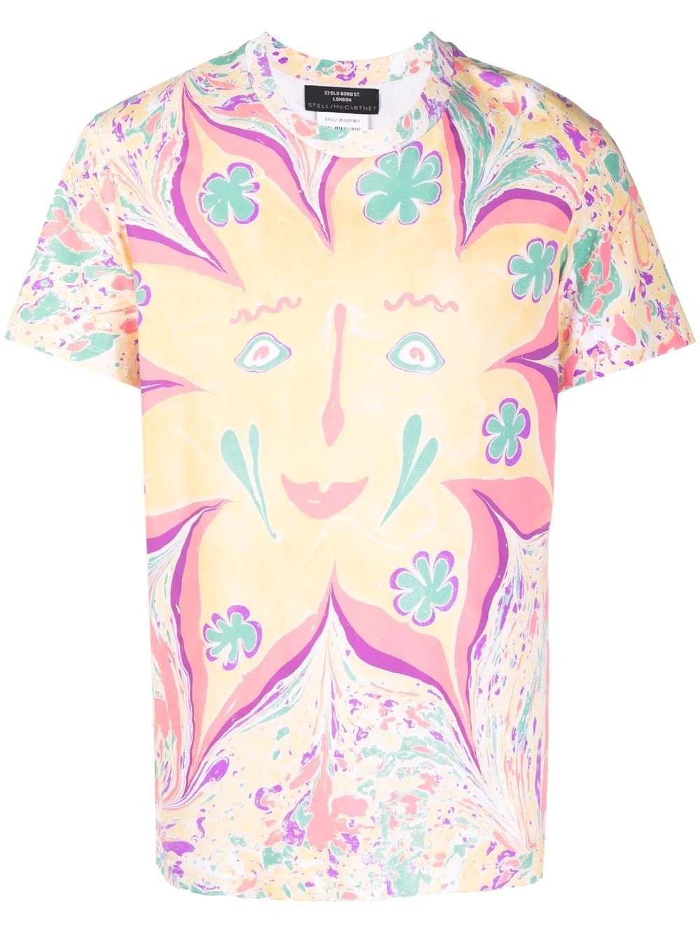 x MYFAWNWY abstract floral-print T-shirt - 1