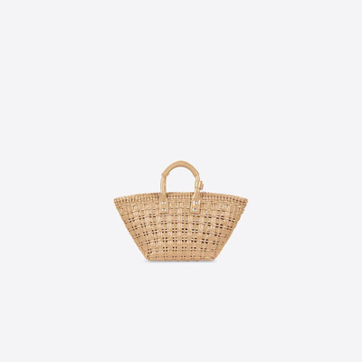 BALENCIAGA Women's Bistro Xs Basket With Strap in Beige outlook