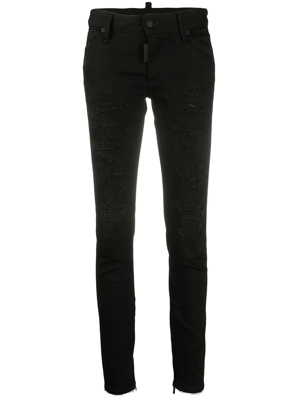 high-waist skinny jeans - 1