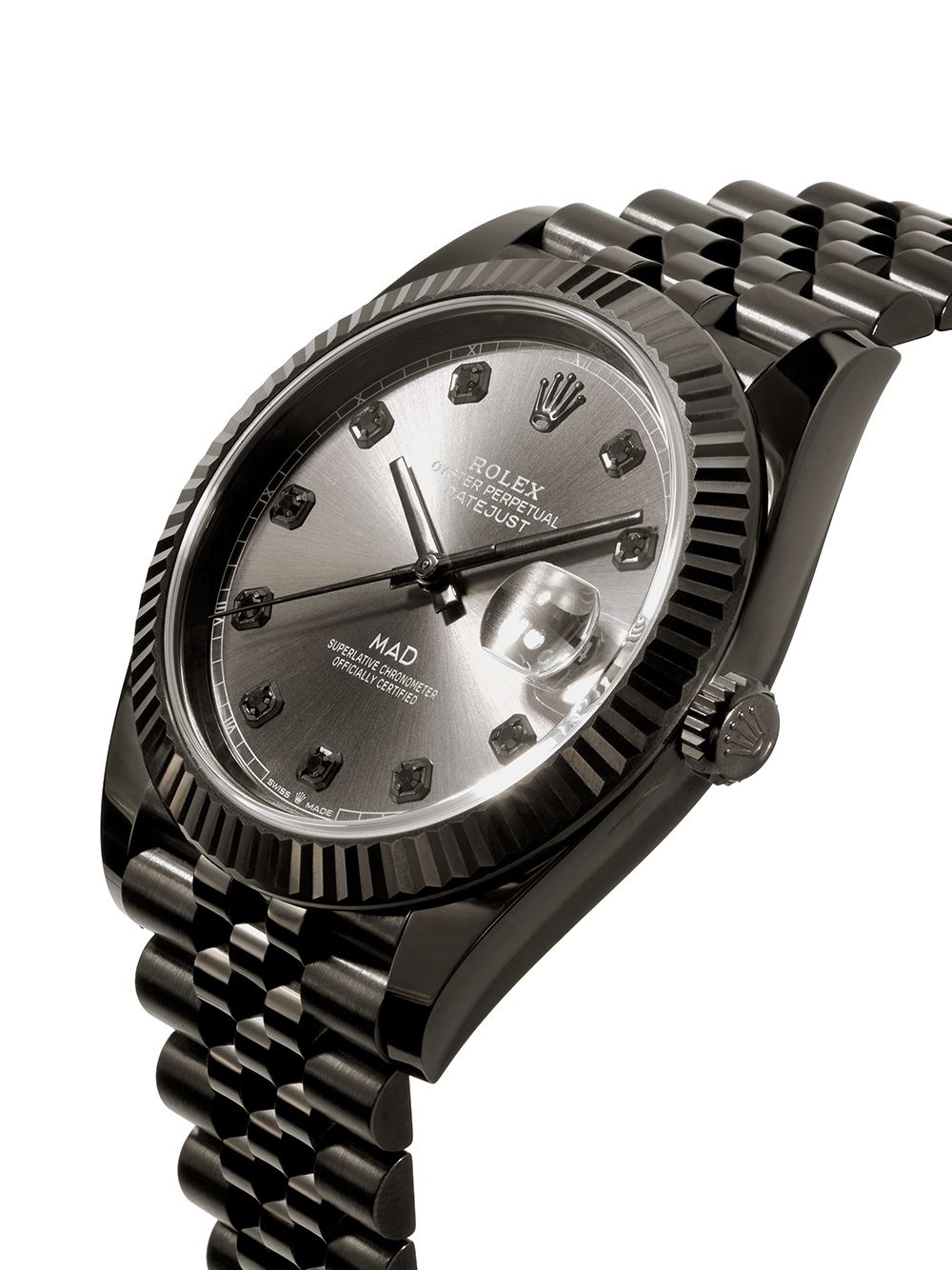 customised pre-owned Rolex Datejust watch - 2